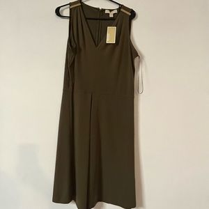 NWT Michael Kors Army Green Dress 10
